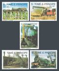 St Thomas & Prince Islands 884-888, 884a-888a deluxe